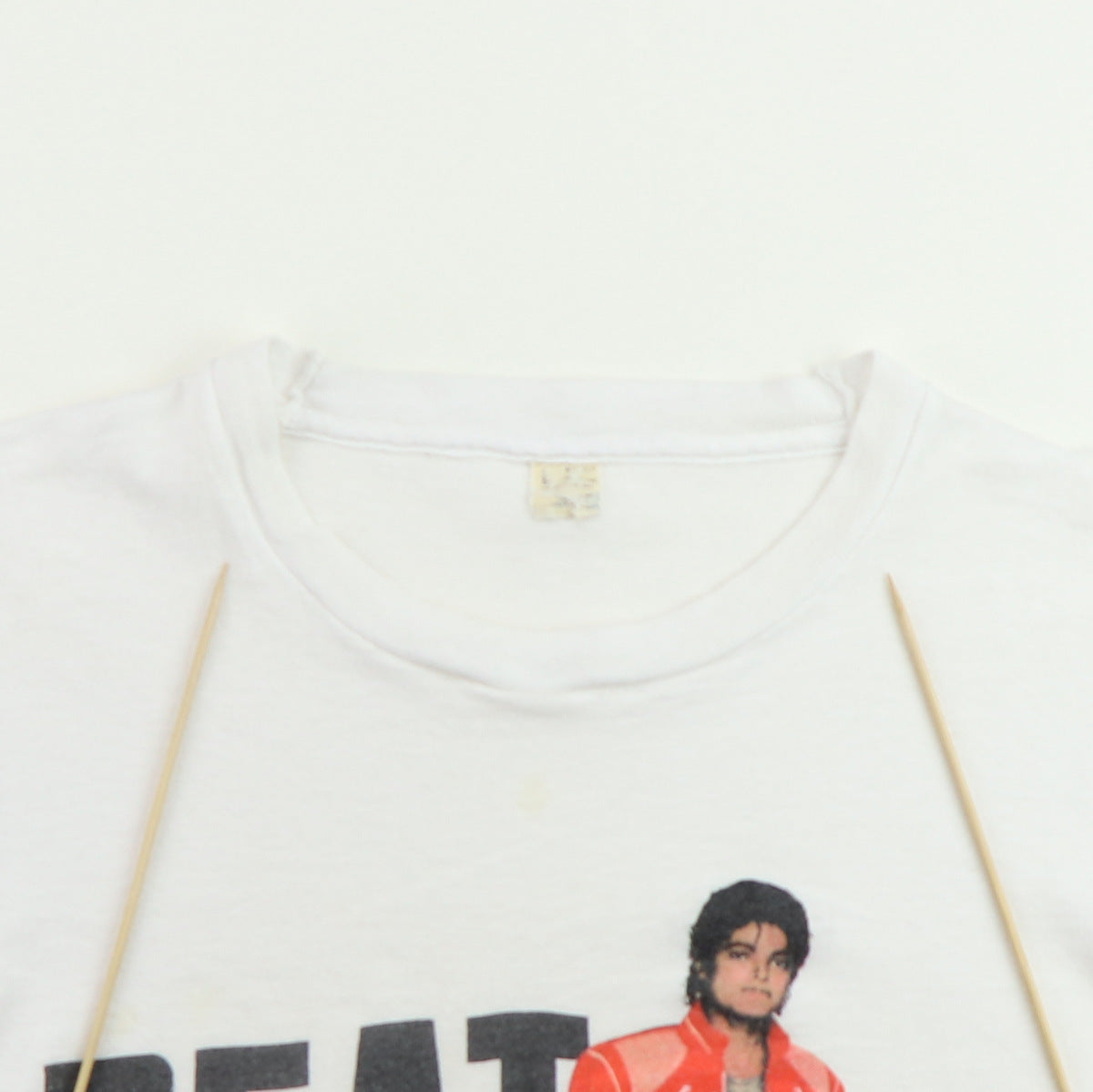 Michael Jackson Beat It Graphic T-Shirt Pemium Cotton 80'S Tee 2019 Summer  T Shirt Men O-Neck Tee Shirt 3D Print Tee