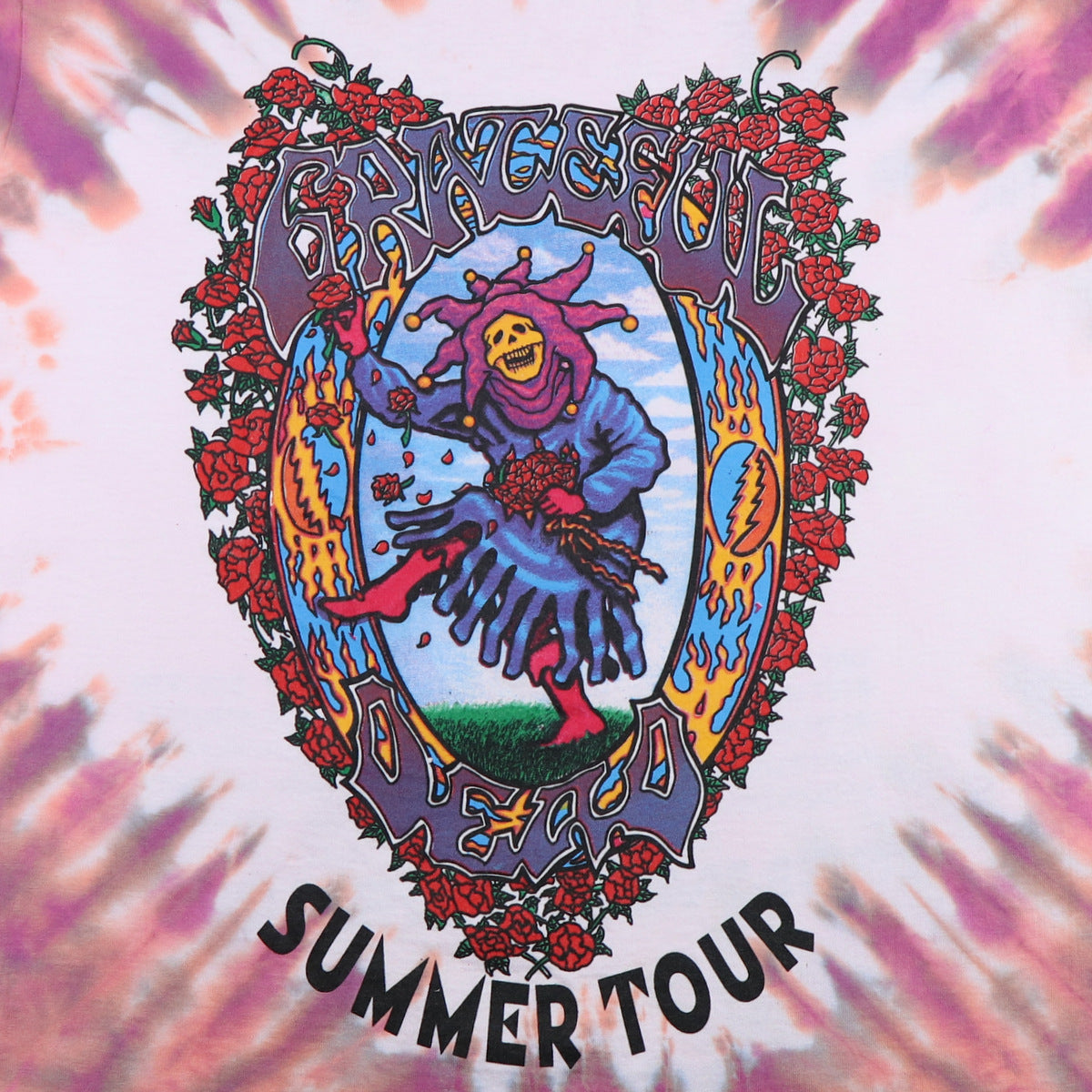 1995 Grateful Dead 30th Anniversary Tour Liquid Blue Tie Dye Shirt – WyCo  Vintage