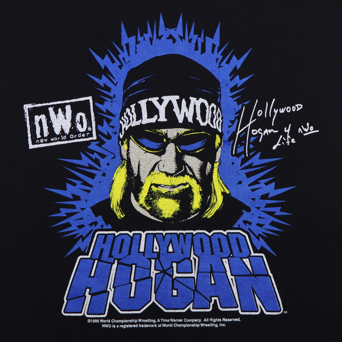 1998 NWO Hollywood Hulk Hogan New World Order WCW Shirt