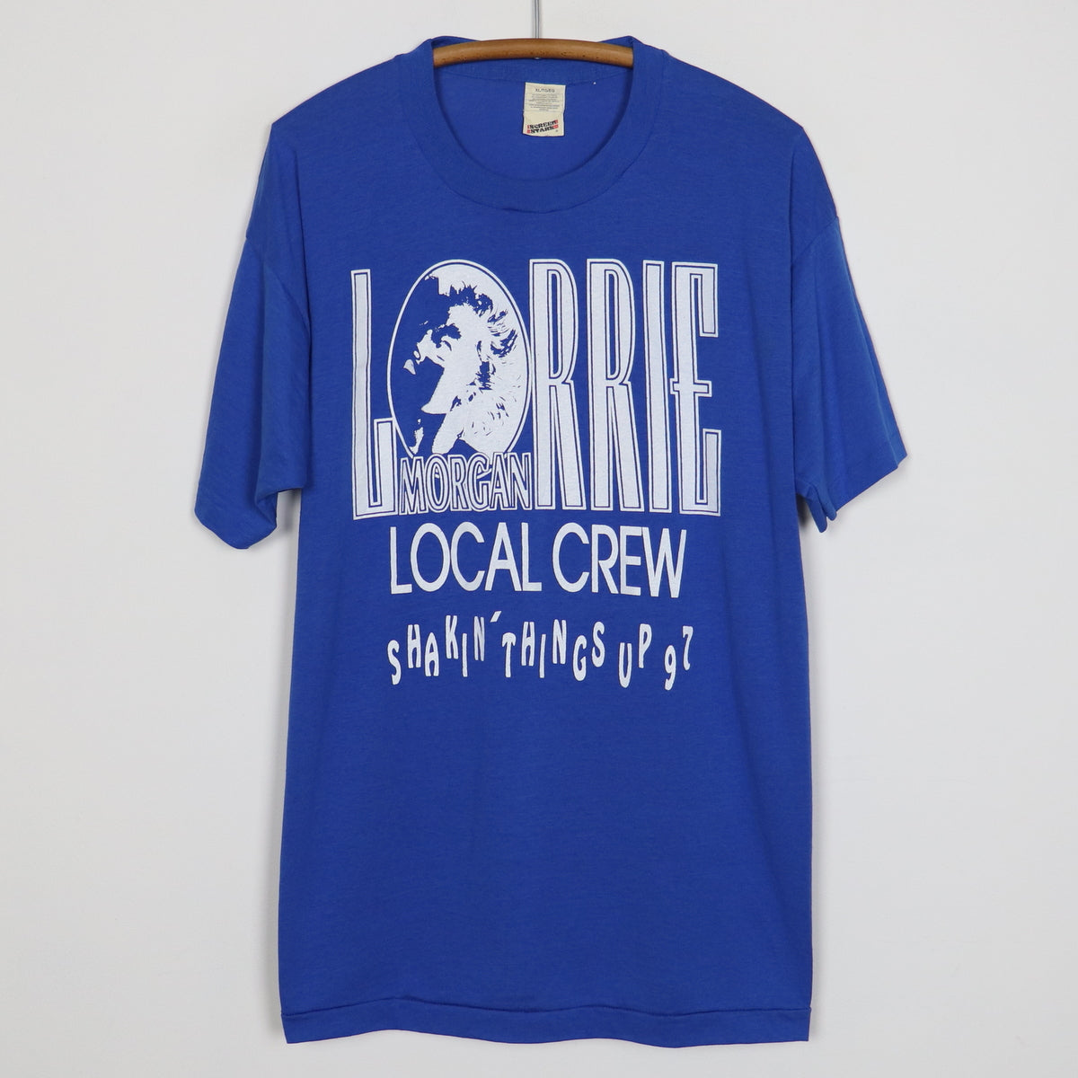 1997 Lorrie Morgan Shakin Things Up Local Crew Tour Shirt