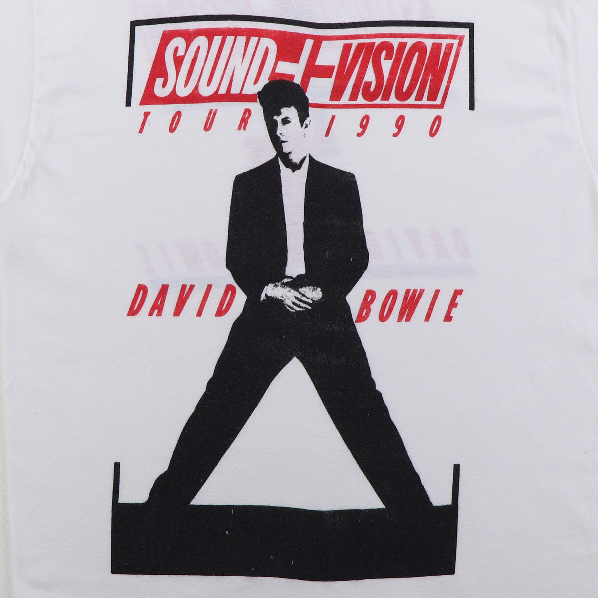 豊富な人気[ONE SIZE] 90s David Bowie sound and vision プリント Tシャツ デヴィッドボウイ グラム ロック アート バンド ビンテージ vintage 80s Tシャツ