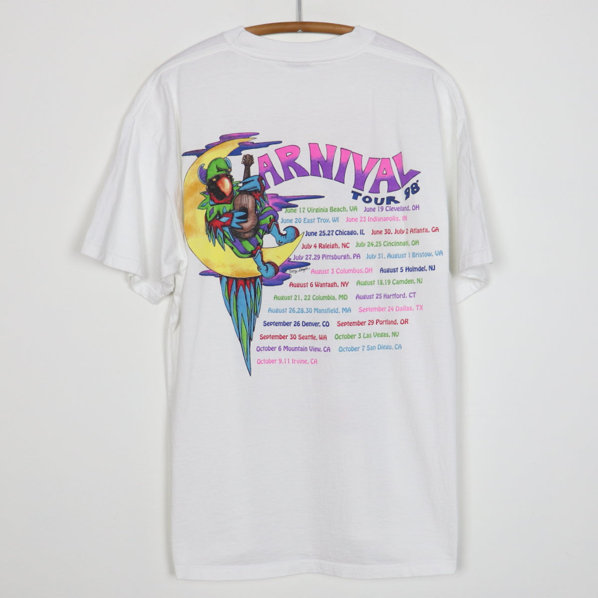 1998 Jimmy Buffett Carnival Tour Shirt