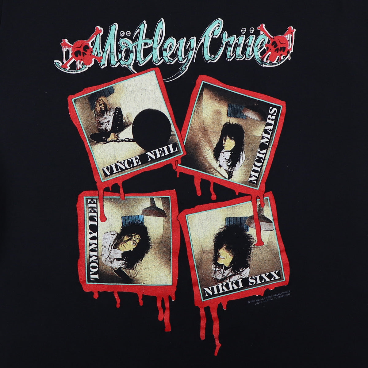 1989 Motley Crue Kickstart My Heart Shirt