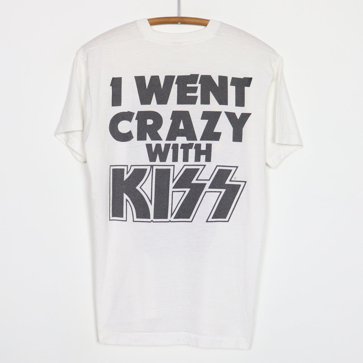 1987 Kiss I Went Crazy With Kiss Shirt