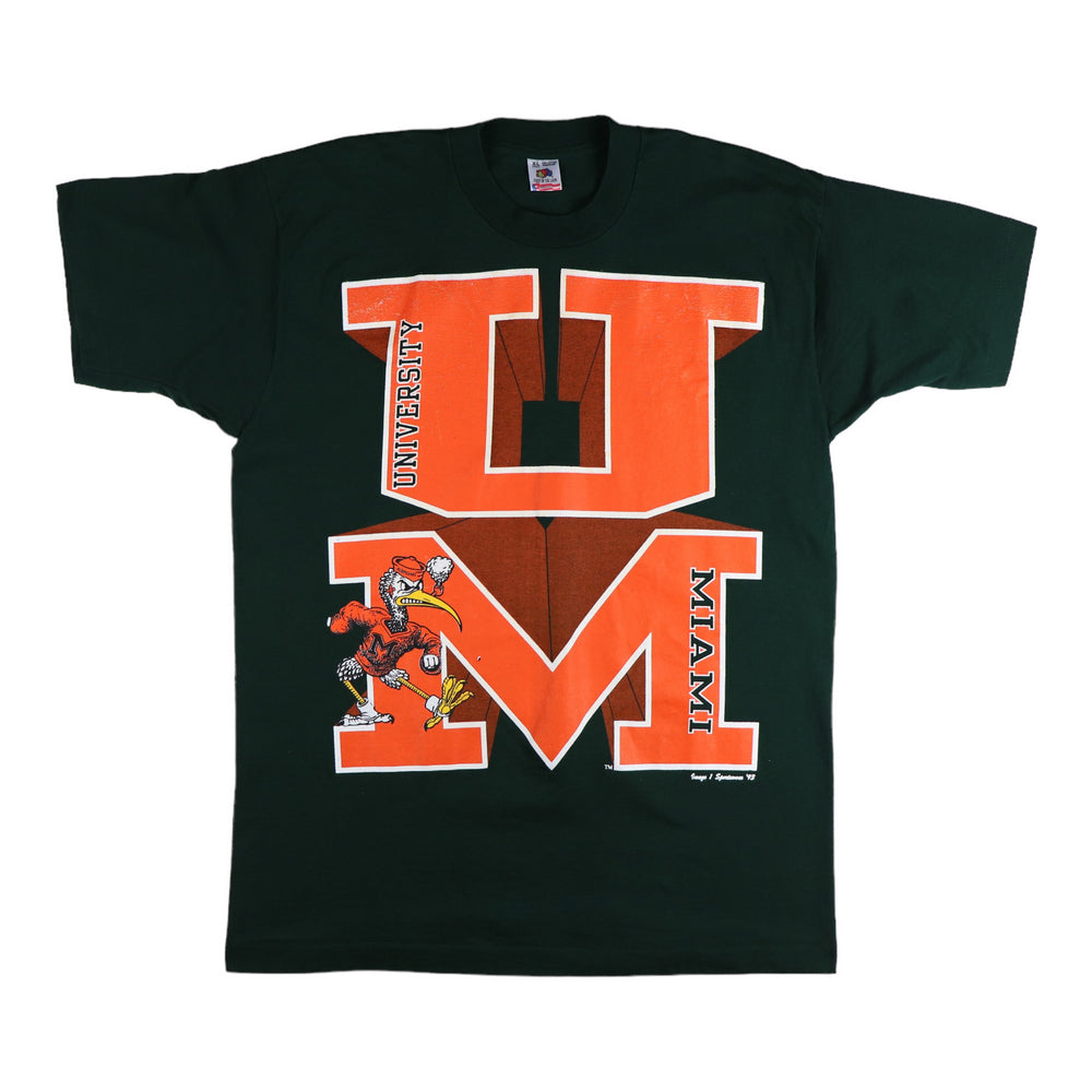 1993 University Of Miami Hurricanes NCAA Shirt