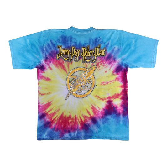 1998 Jimmy Page Robert Plant Zoso US Tour Tie Dye Shirt