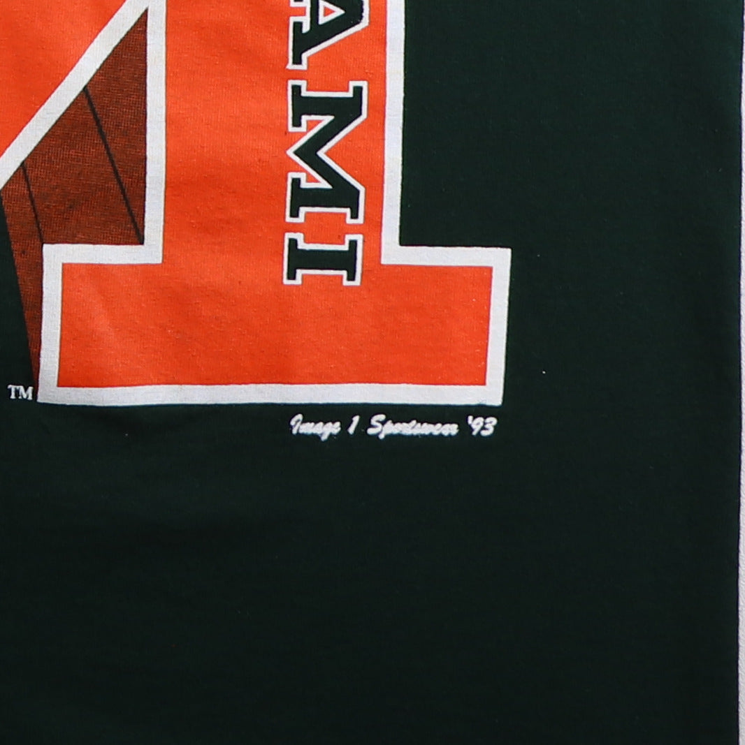 1993 University Of Miami Hurricanes NCAA Shirt