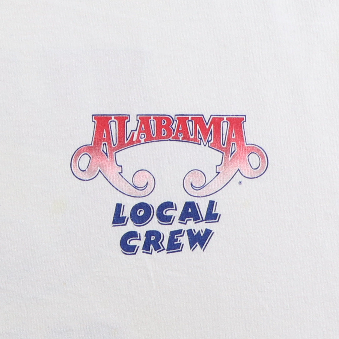 1996 Alabama In Pictures Tour Local Crew Shirt