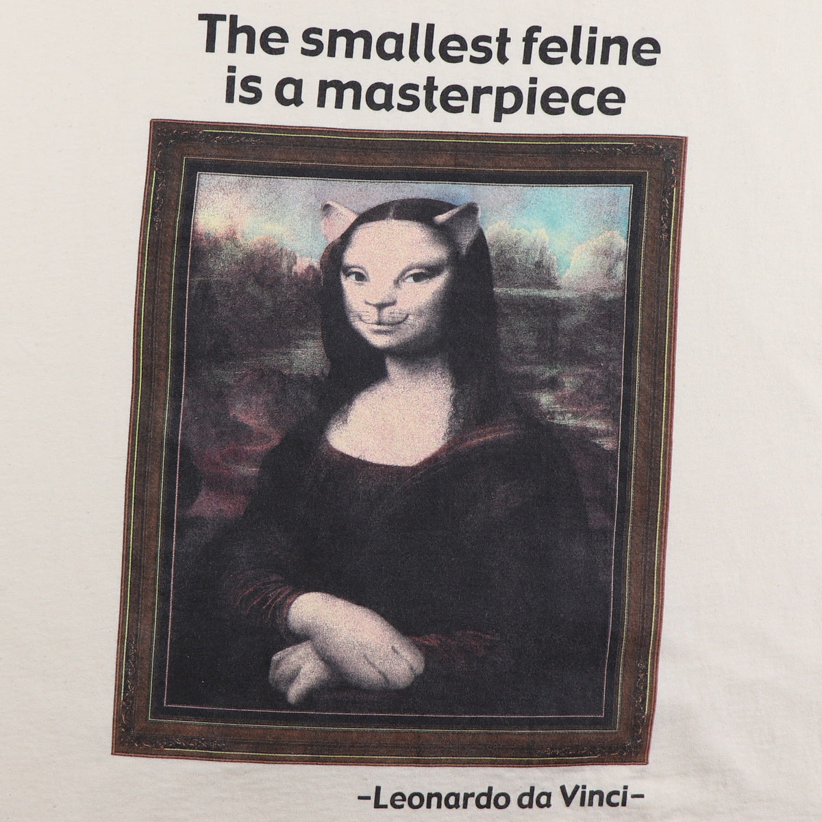 1990s Mona Lisa Cat Masterpiece Shirt