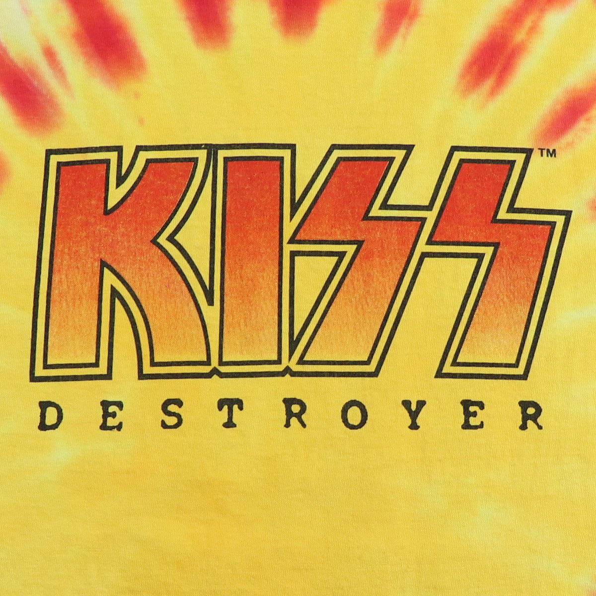 1997 Kiss Destroyer Tie Dye Shirt