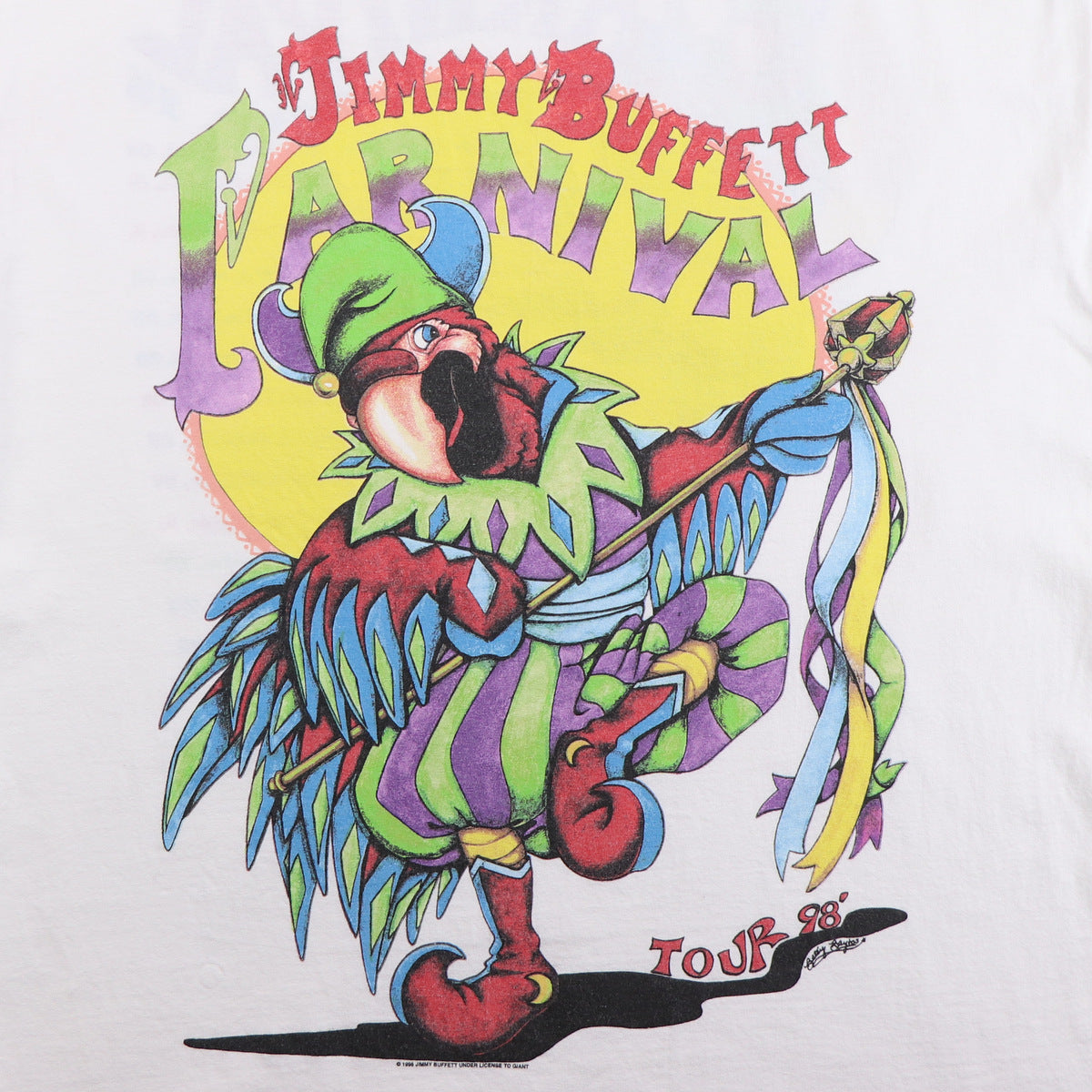 1998 Jimmy Buffett Carnival World Tour Shirt