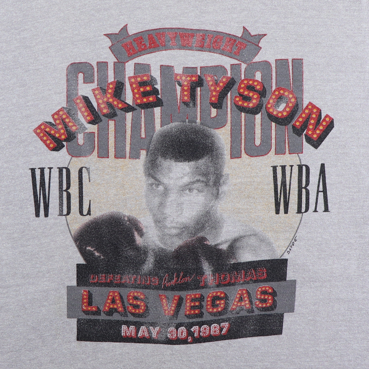 1987 Mike Tyson Heavyweight Champion Shirt