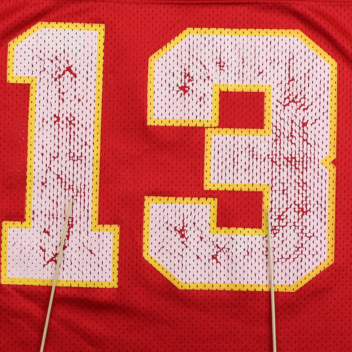 1994-96 KANSAS CITY CHIEFS BONO #13 STARTER JERSEY (HOME) XL