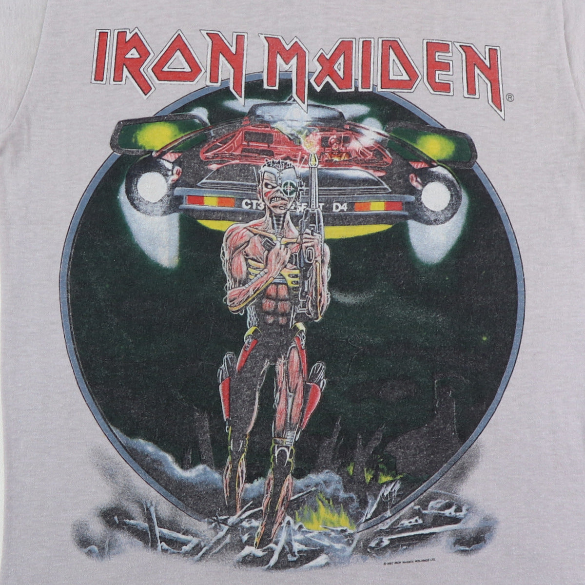 1987 Iron Maiden Somewhere On Tour Shirt – WyCo Vintage