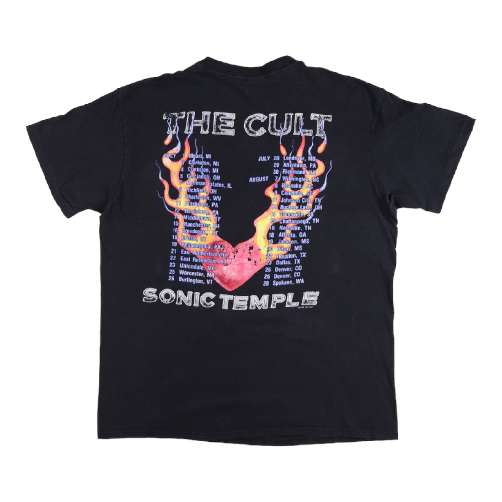 The CULT Vintage Concert 2024 Tour T Shirt ANVIL 1989