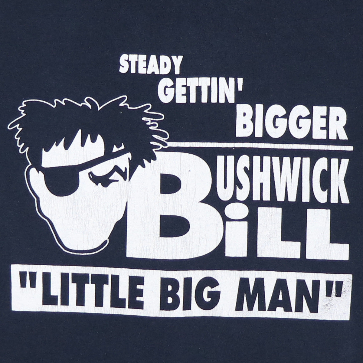 1993 Bushwick Bill Steady Getting Bigger Rap-A-Lot Records Shirt