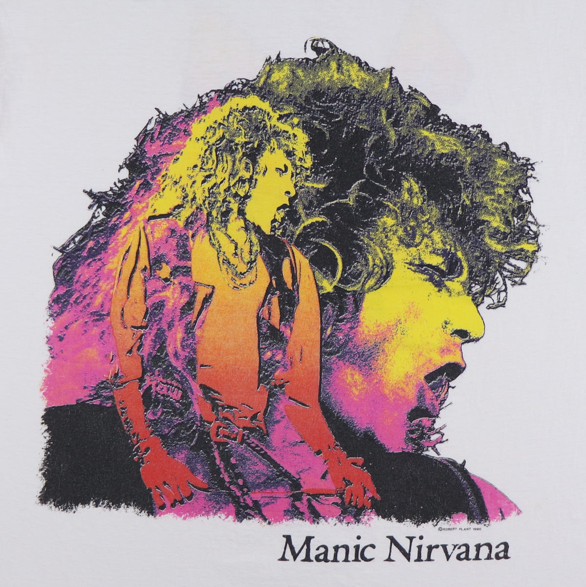 1990 Robert Plant Manic Nirvana Shirt