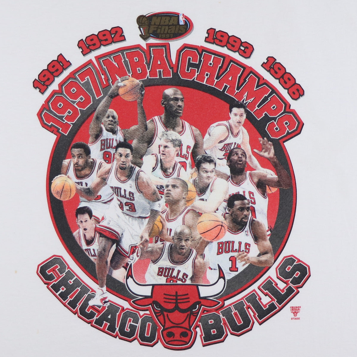 1997 Chicago Bulls NBA Finals Shirt