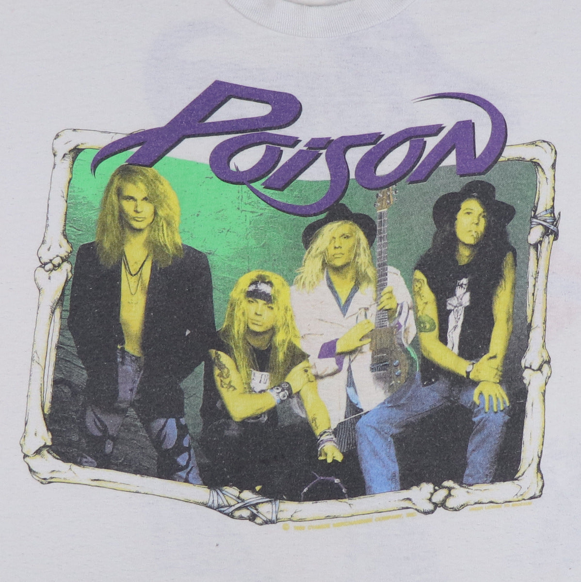 1990 Poison Flesh & Blood Tour Shirt