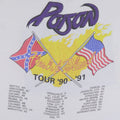 1990 Poison Flesh & Blood Tour Shirt