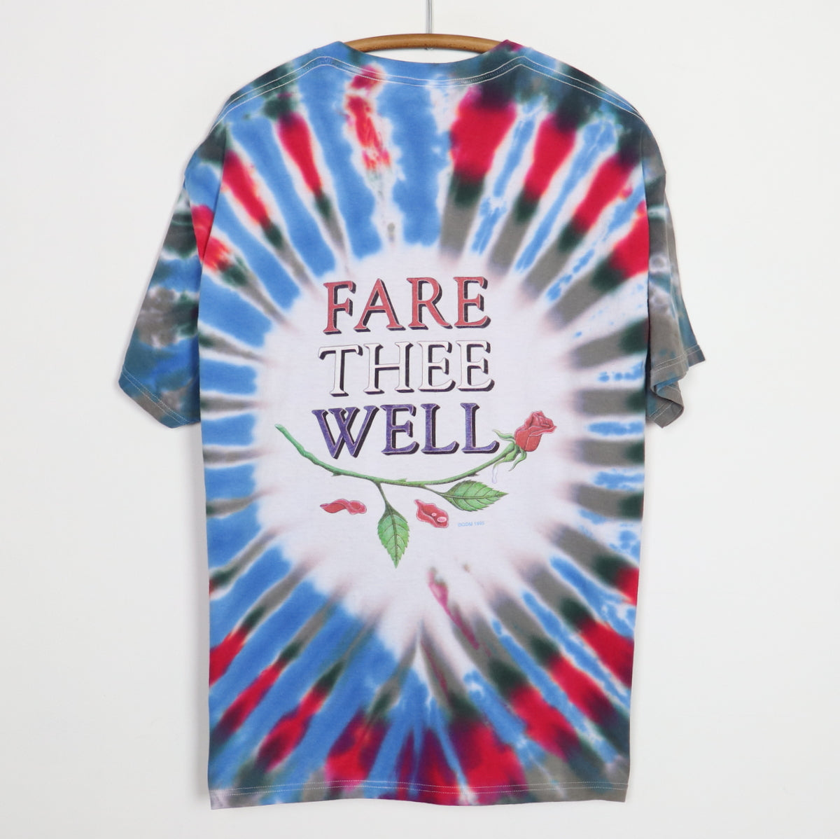 1995 Grateful Dead Fare Thee Well Tie Dye Shirt