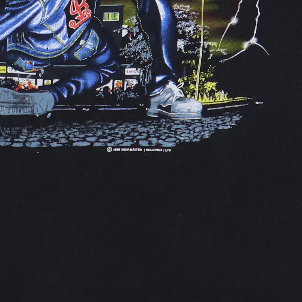 1991 Iron Maiden No Prayer On The Road Tour Shirt