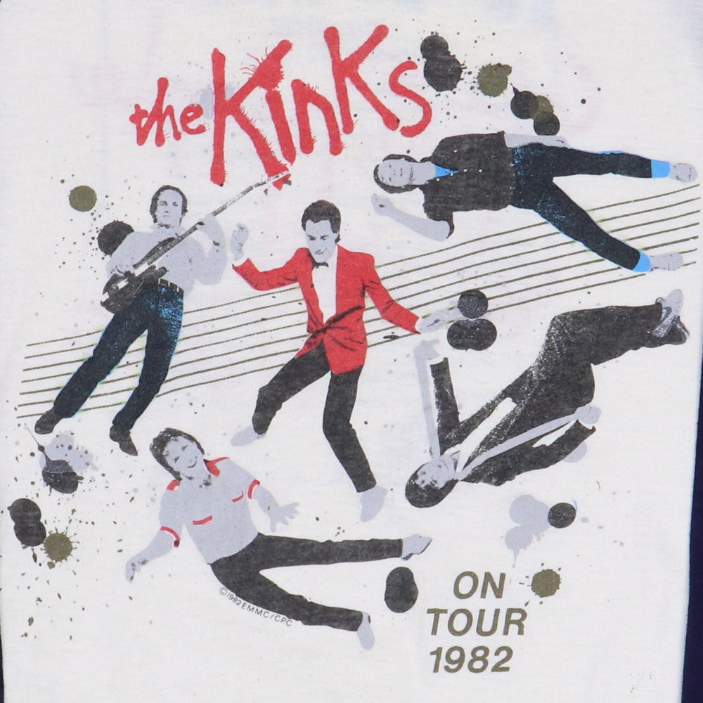 1982 The Kinks On Tour Jersey Shirt