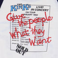 1982 The Kinks On Tour Jersey Shirt