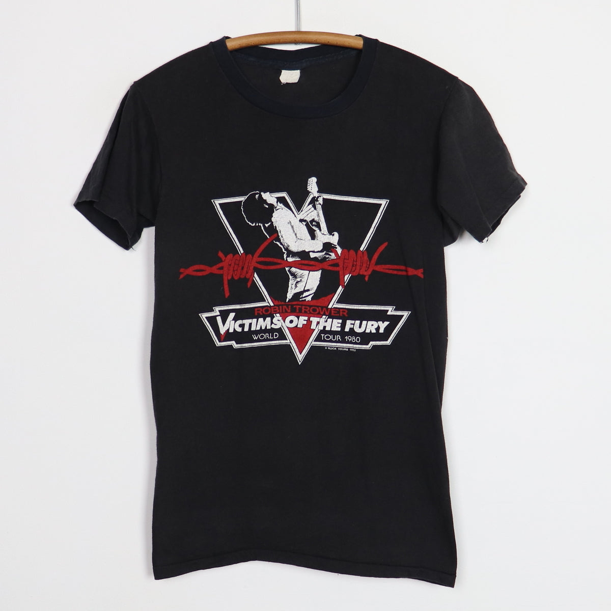 1980 Robin Trower Victims Of The Fury World Tour Shirt – WyCo Vintage