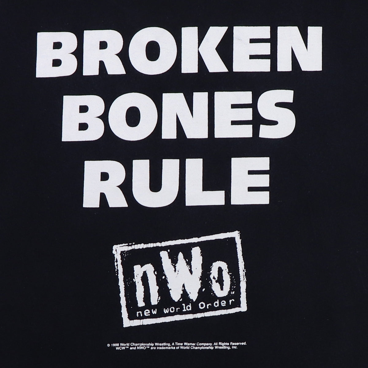 1998 NWO New World Order Broken Bones Rule Shirt