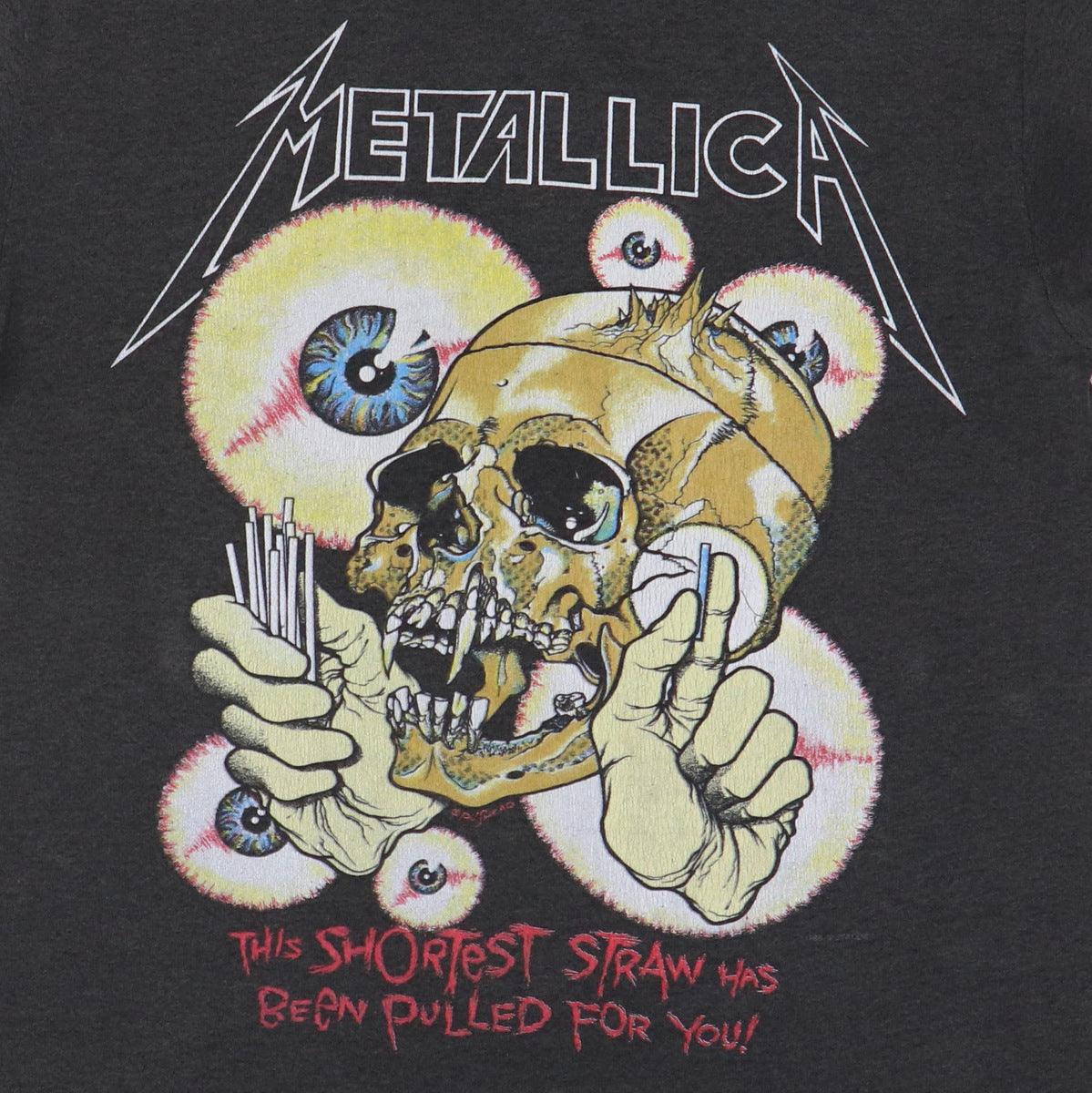 1988 Metallica The Shortest Straw Pushead Shirt