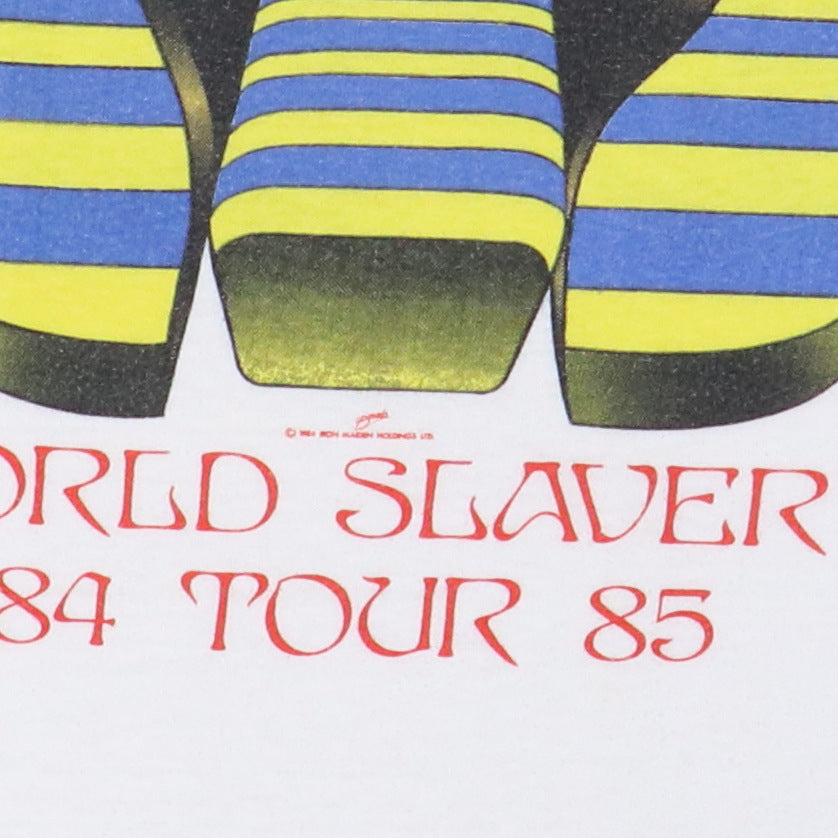 1985 Iron Maiden Powerslave World Slavery Tour Shirt