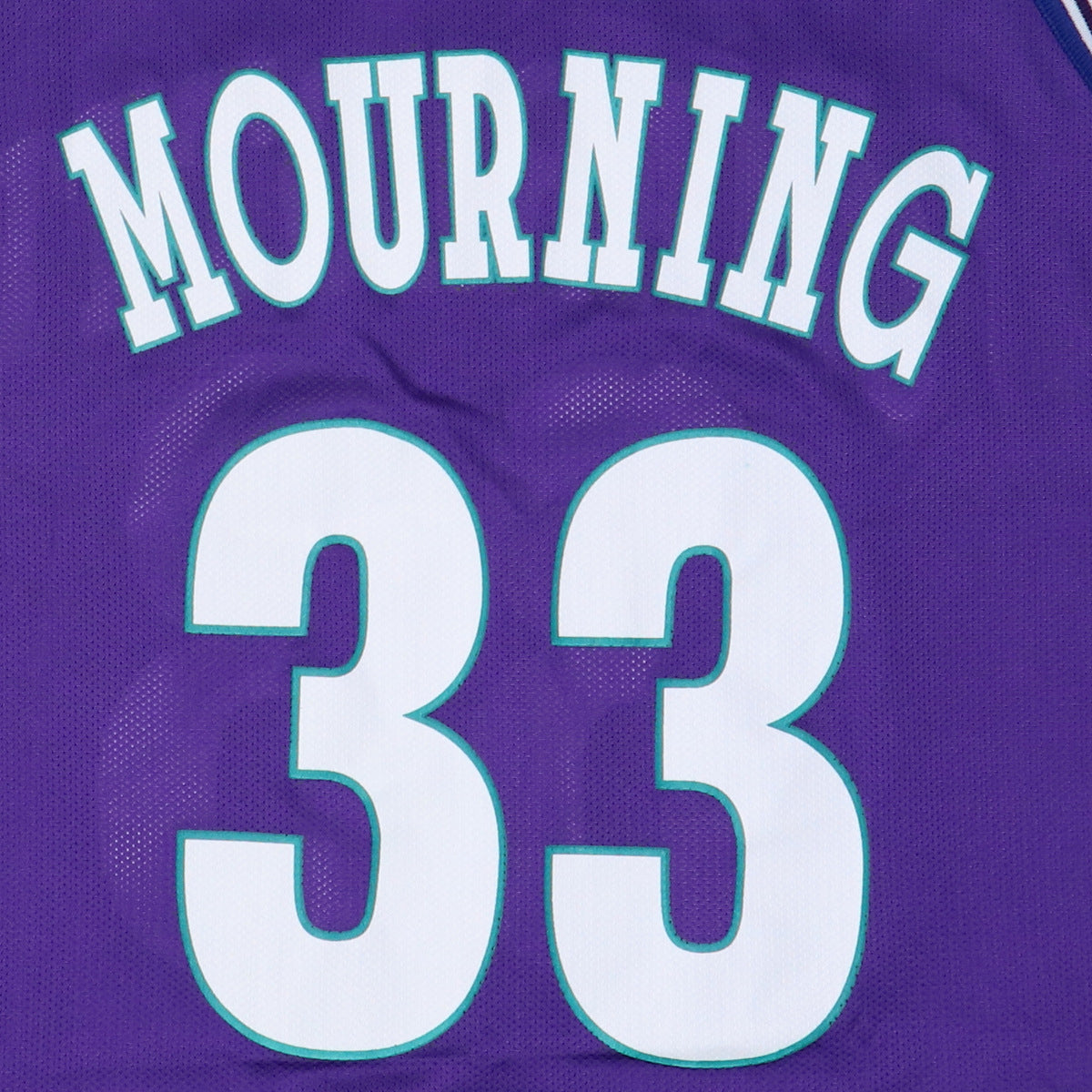 1990s Alonzo Mourning Charlotte Hornets NBA Basketball Jersey