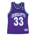 1990s Alonzo Mourning Charlotte Hornets NBA Basketball Jersey