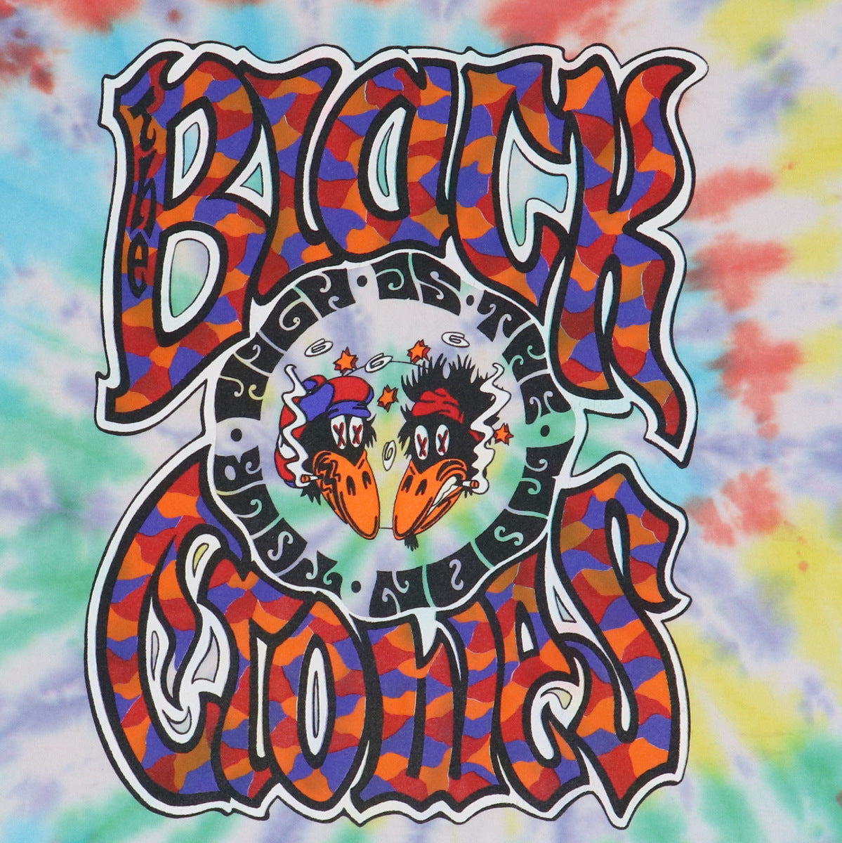 1993 Black Crowes High As The Moon Tie Dye Shirt