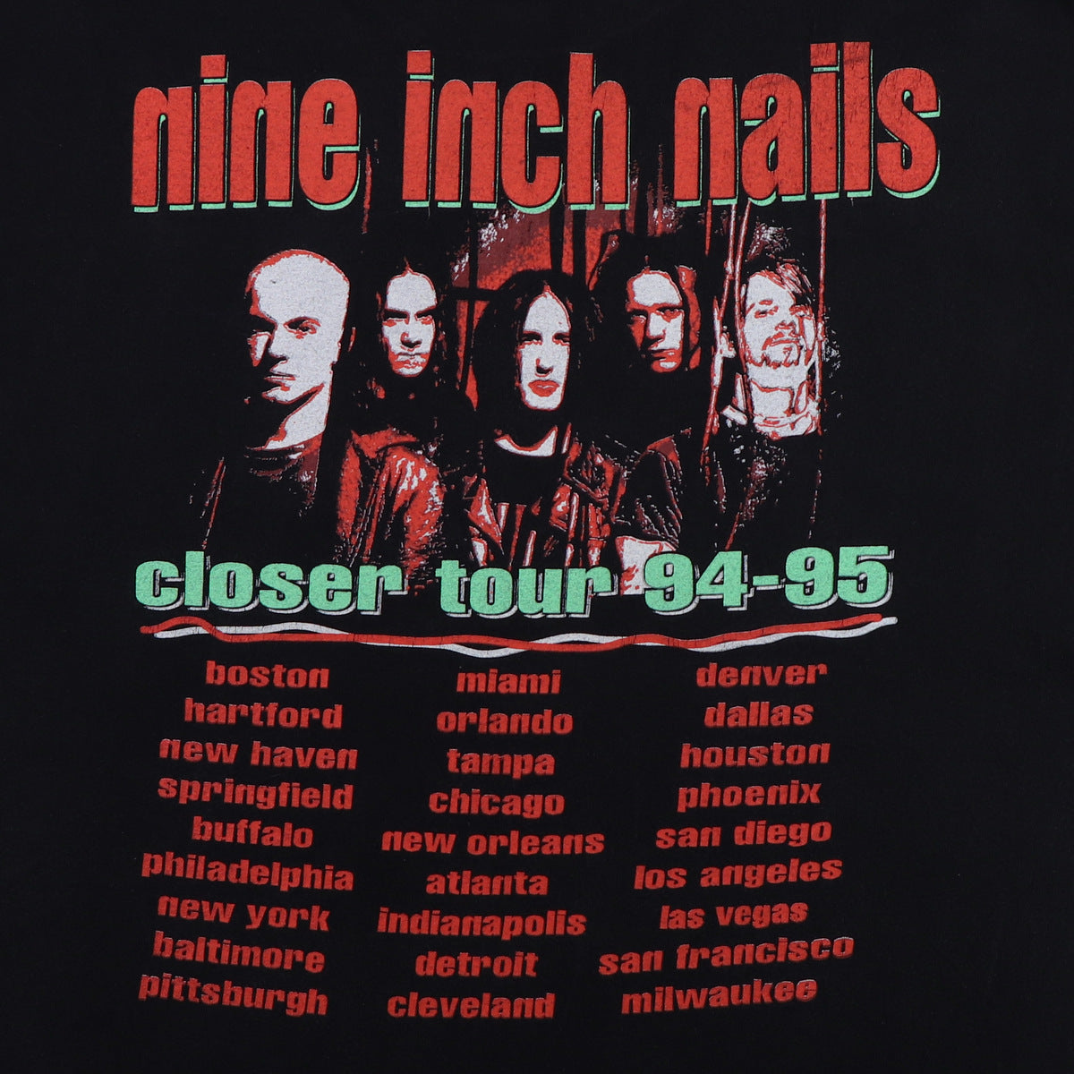 1994 Nine Inch Nails Closer Tour Shirt