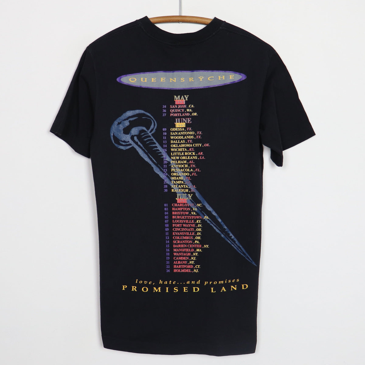 1994 Queensryche Promised Land Tour Shirt