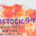 1994 Woodstock 2 Days Of Music & Peace Concert Tie Dye Shirt