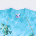 1996 Sea Turtles Liquid Blue Tie Dye Shirt