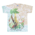 1991 Rainforest Preserve Paradise Liquid Blue Tie Dye Shirt