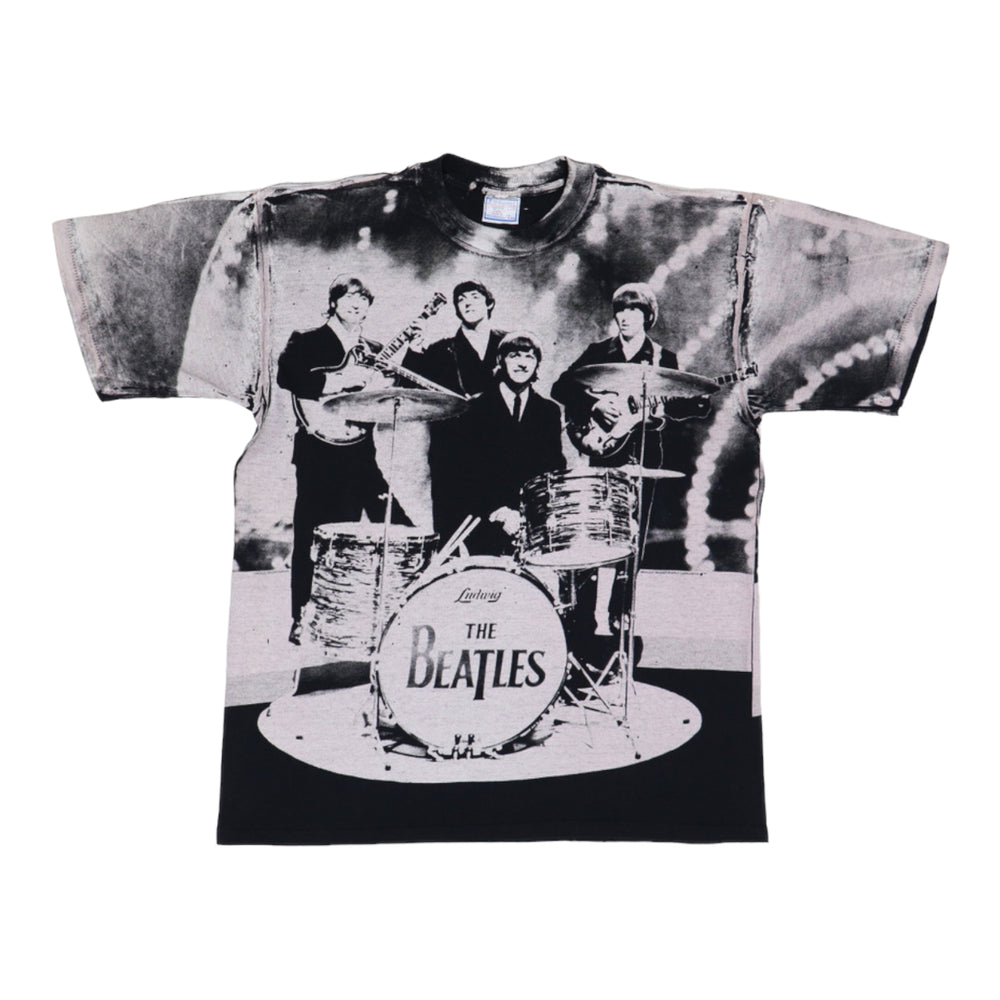 1990s Beatles All Over Print Shirt