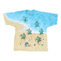 1996 Sea Turtles Liquid Blue Tie Dye Shirt