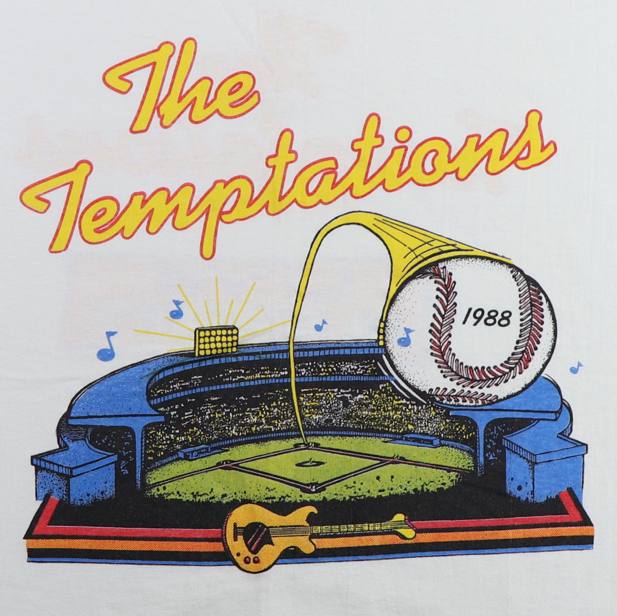 1988 The Temptations Live In Concert Shirt