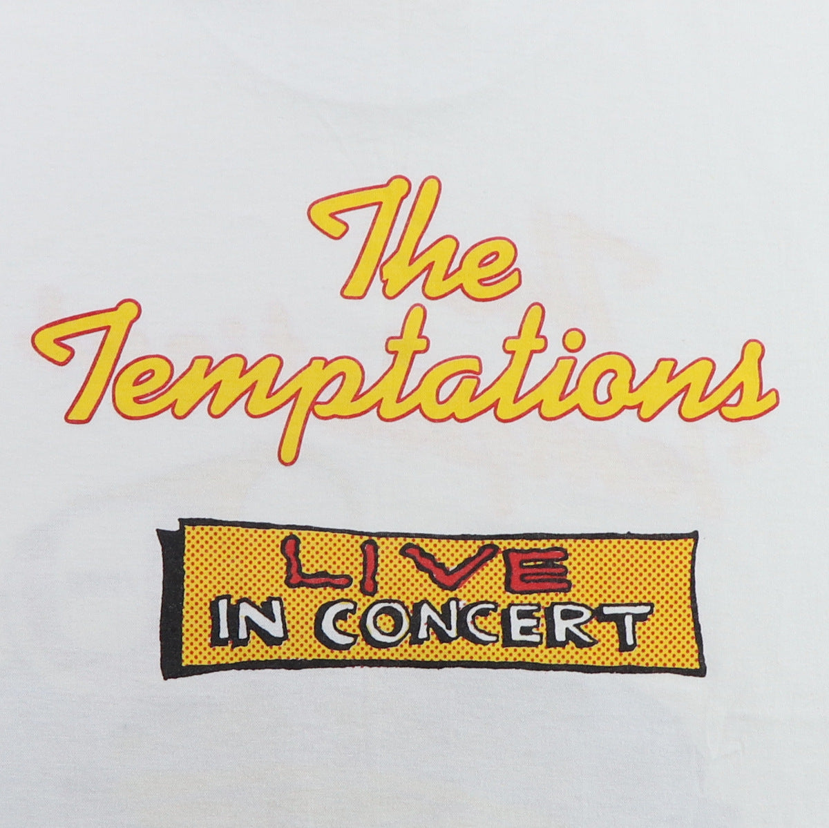 1988 The Temptations Live In Concert Shirt