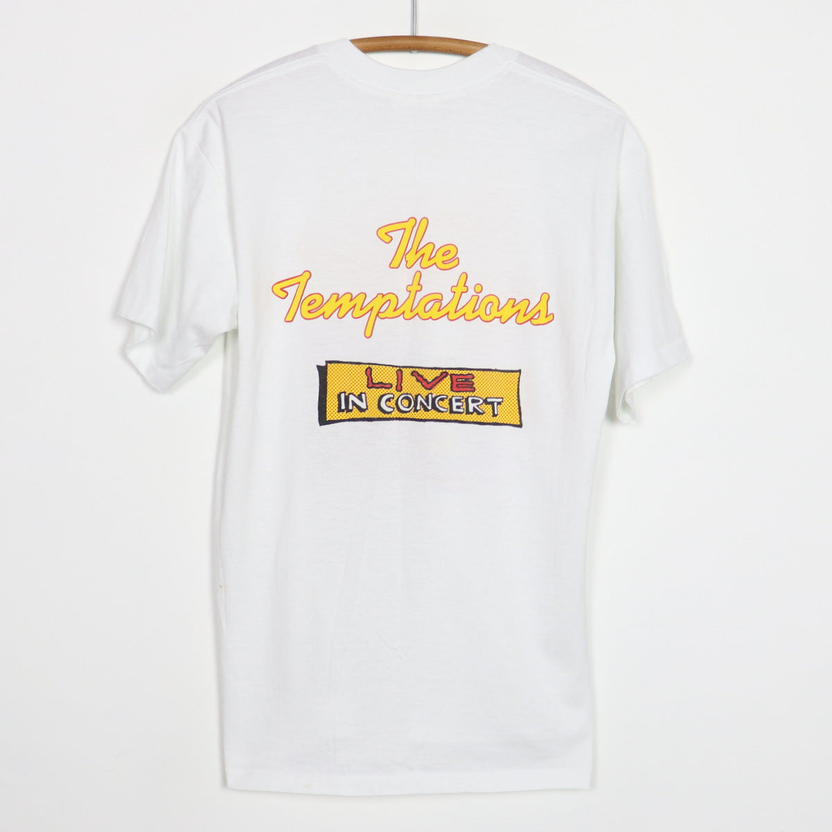 1988 The Temptations Live In Concert Shirt