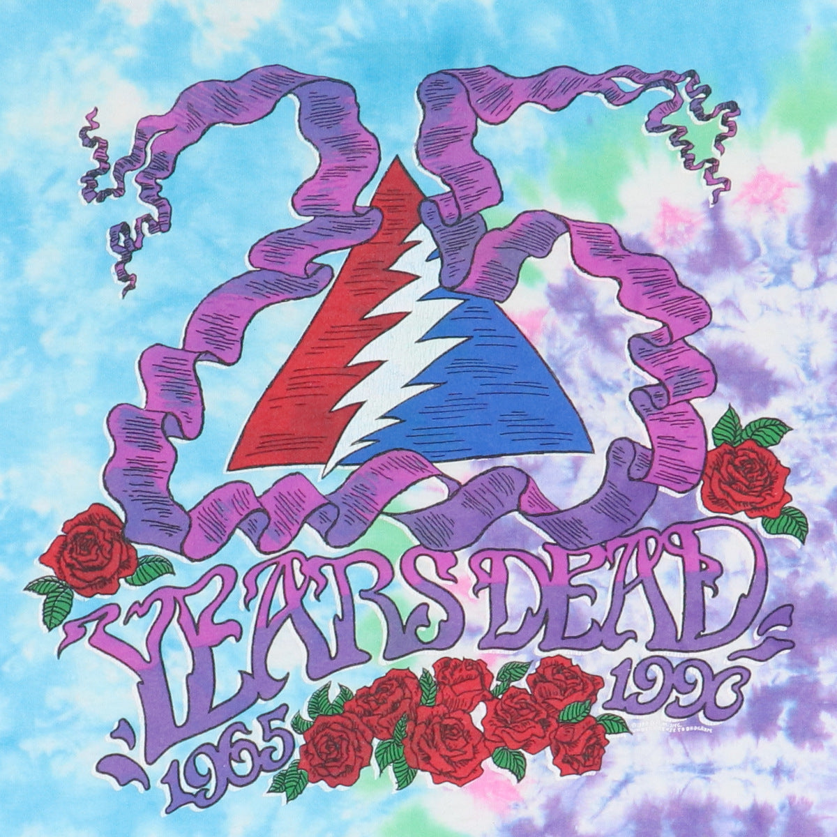 Grateful Dead Lunar Dead Tie-Dye T-Shirt