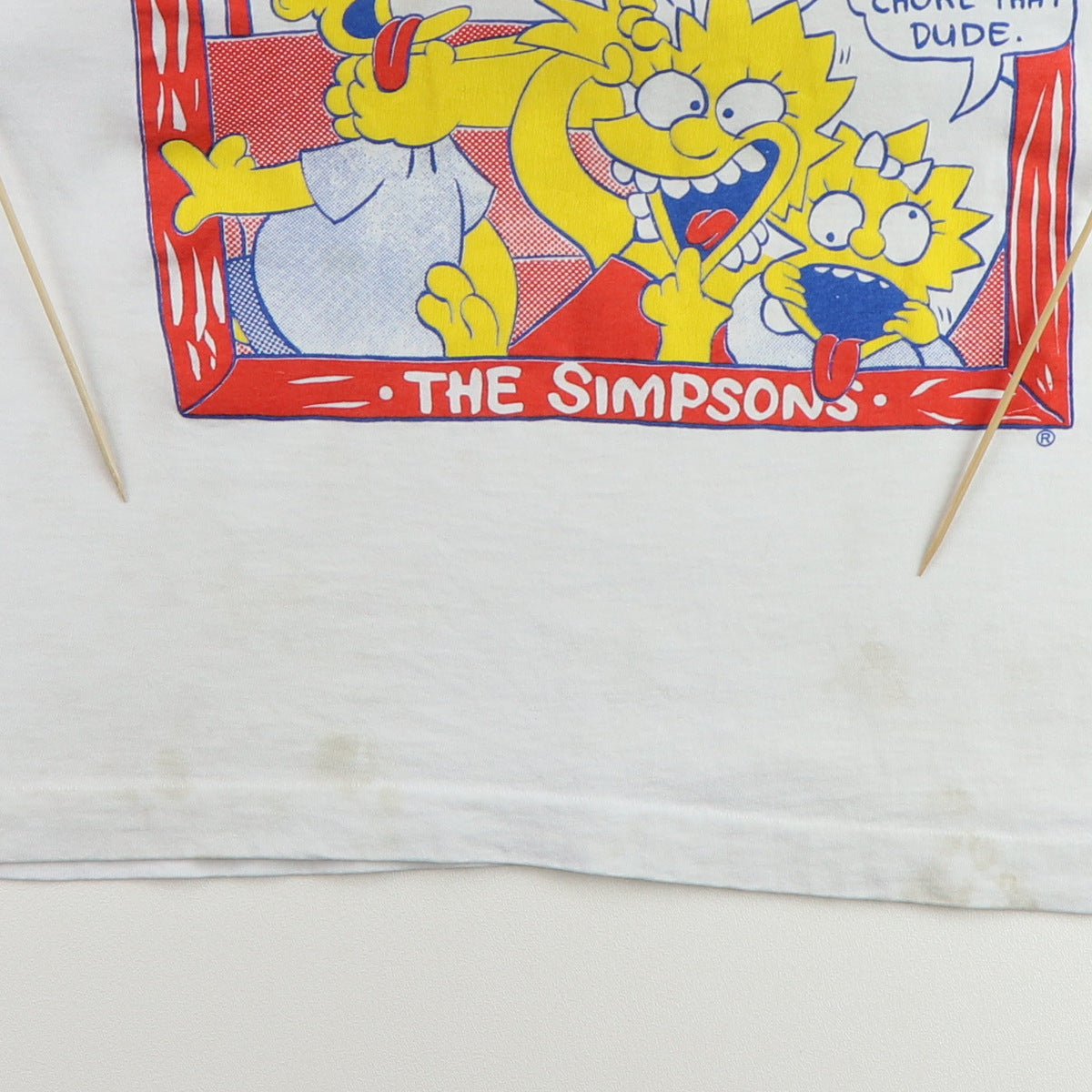 1990s The Simpsons Family Portrait Shirt