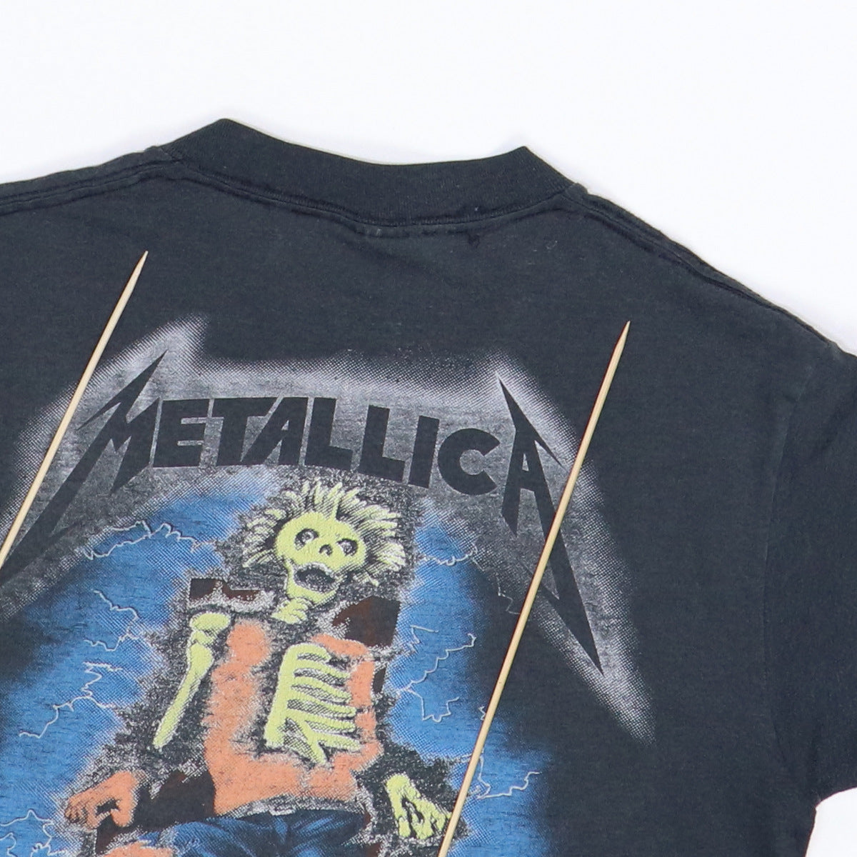 Vintage Metallica Ride the Lighting Black Blue T-shirt 