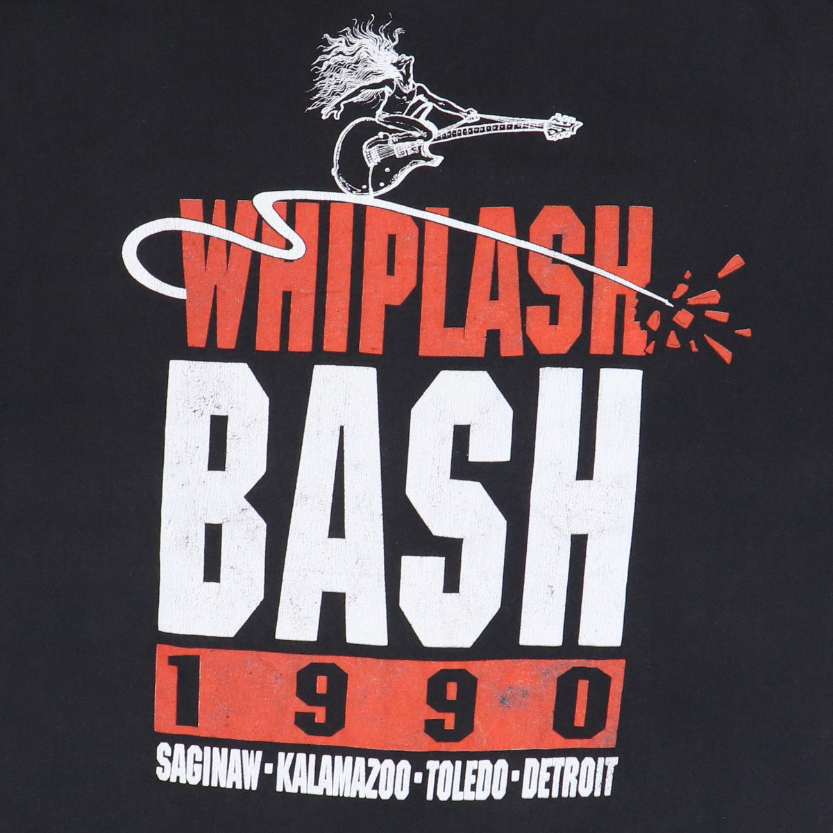 1990 Ted Nugent Seasons Greetings Whiplash Bash Shirt