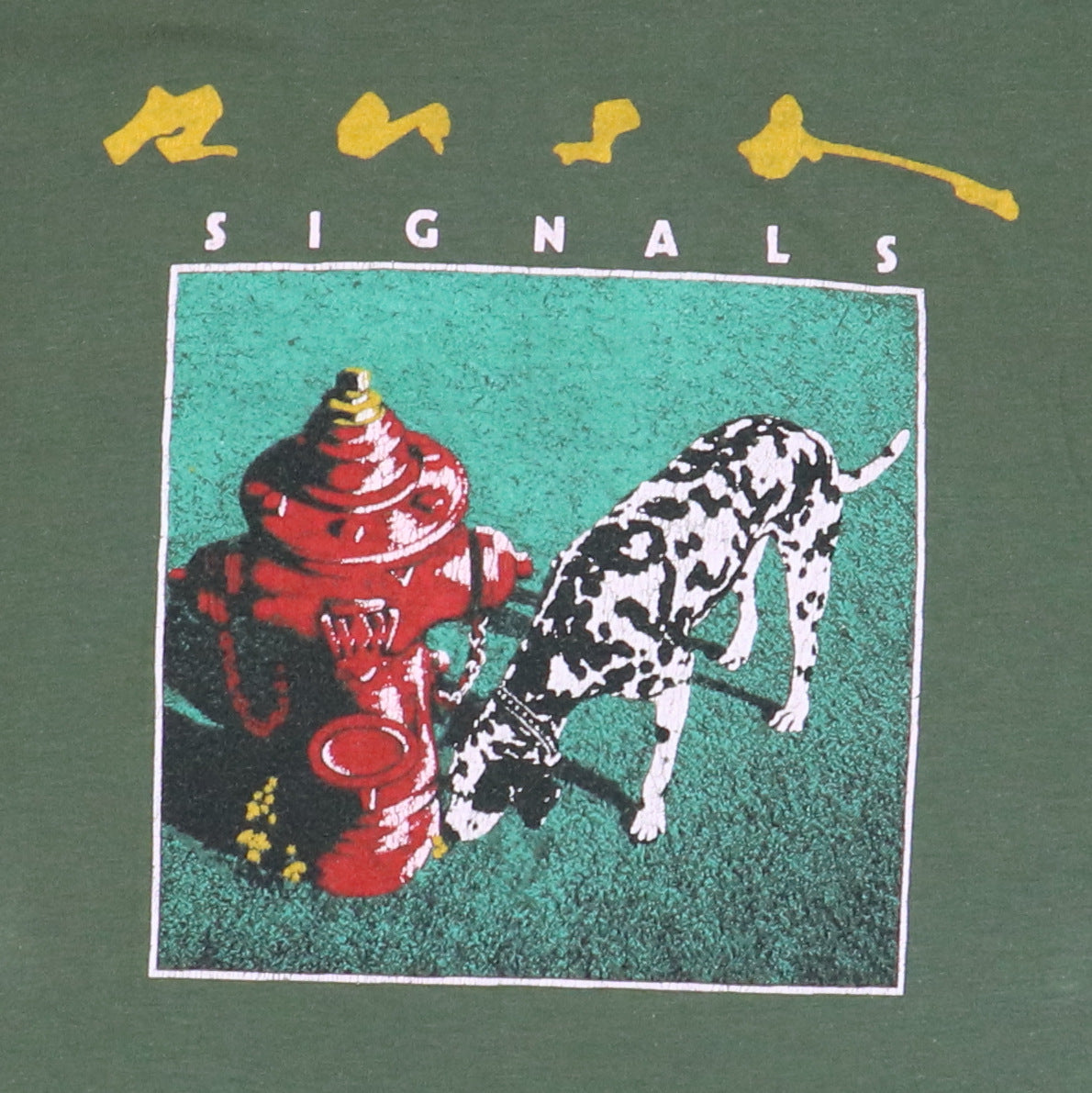 1982 Rush Signals New World Tour Shirt